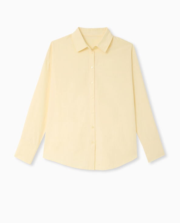 Chemise ample et droite Jaune pâle - Pimkie