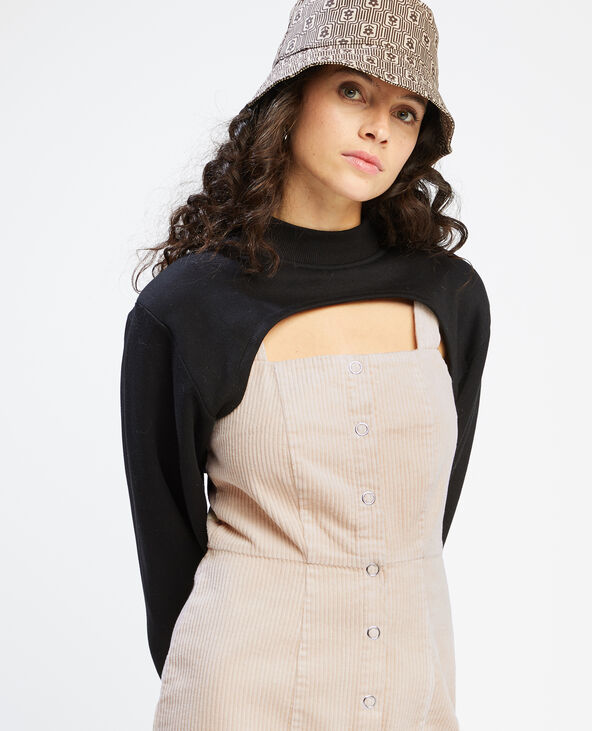 Robe velours beige - Pimkie