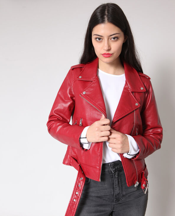 Perfecto rouge femme outlet