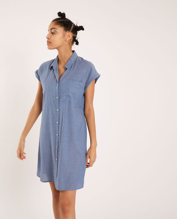 Robe chemise en jean pimkie hot sale