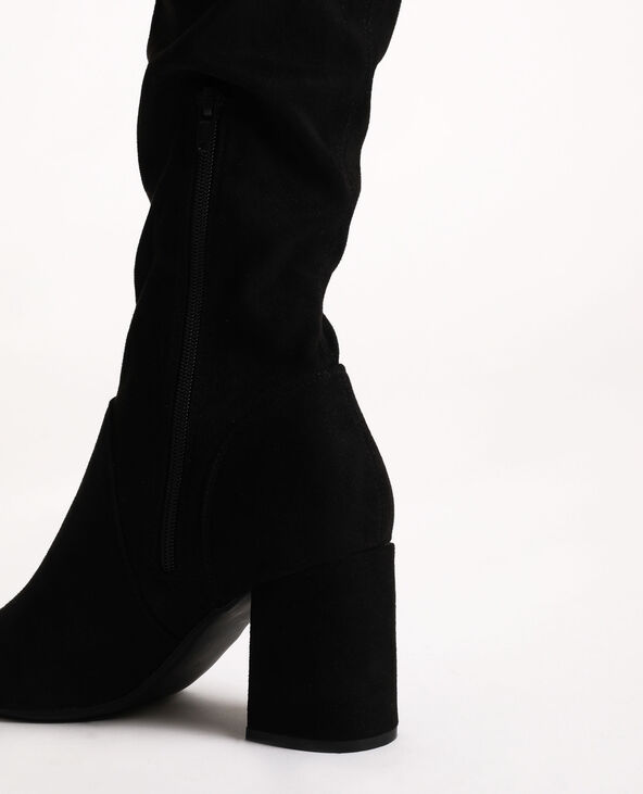 Cuissardes à talons noir - Pimkie