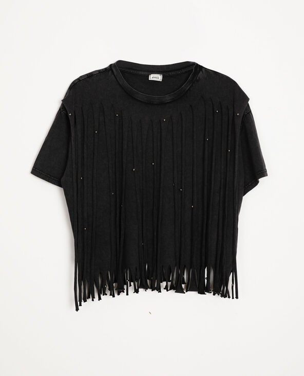 T shirt con frange hot sale