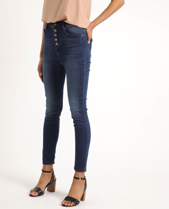 Jean skinny high waist bleu - Pimkie
