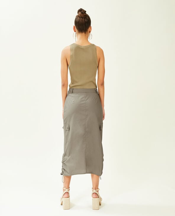 Jupe parachute vert kaki - Pimkie