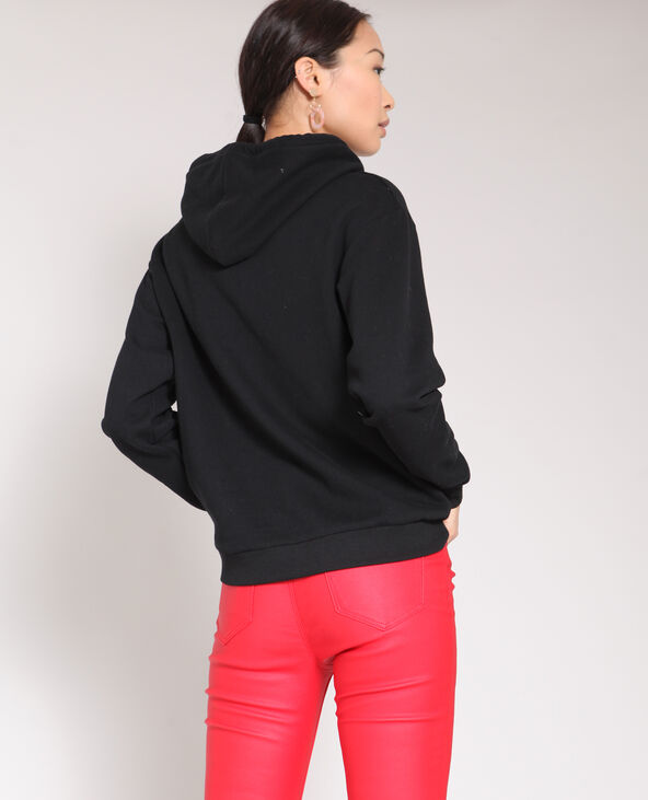 Sweat imprimé noir - Pimkie