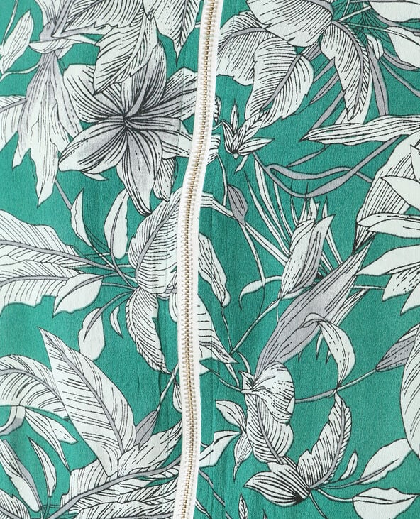 Bomber imprimé tropical blanc - Pimkie
