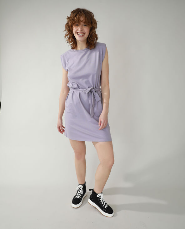 Robe droite à épaulettes lilas - Pimkie