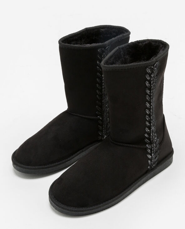 Bottes fourrées noir - Pimkie