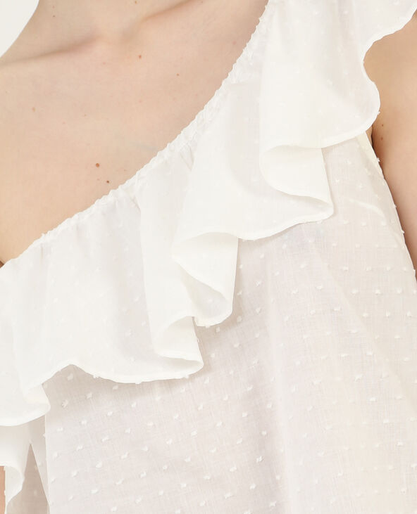 Top one shoulder blanc - Pimkie