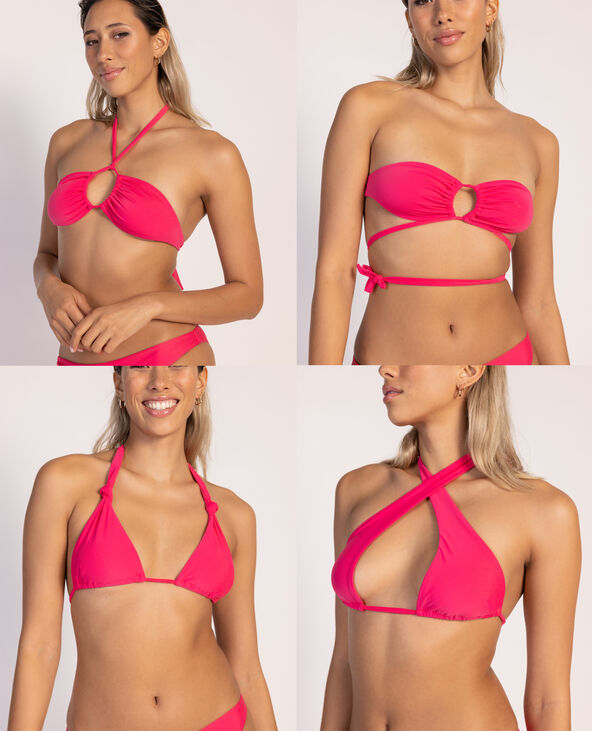 Haut de maillot triangle 8 positions vert fluo - Pimkie