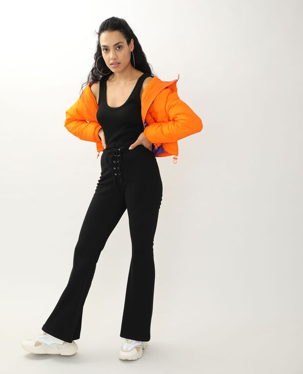 Doudoune bicolore orange - Pimkie