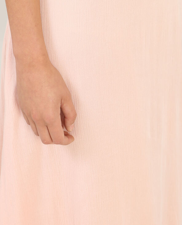 Robe longue manches peekaboo rose clair - Pimkie
