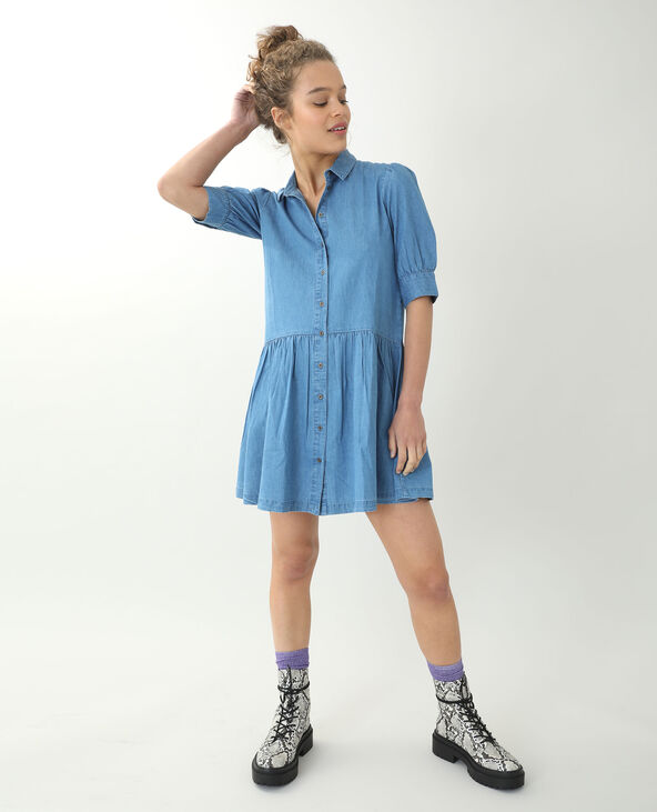 Robe en jean bleu - Pimkie