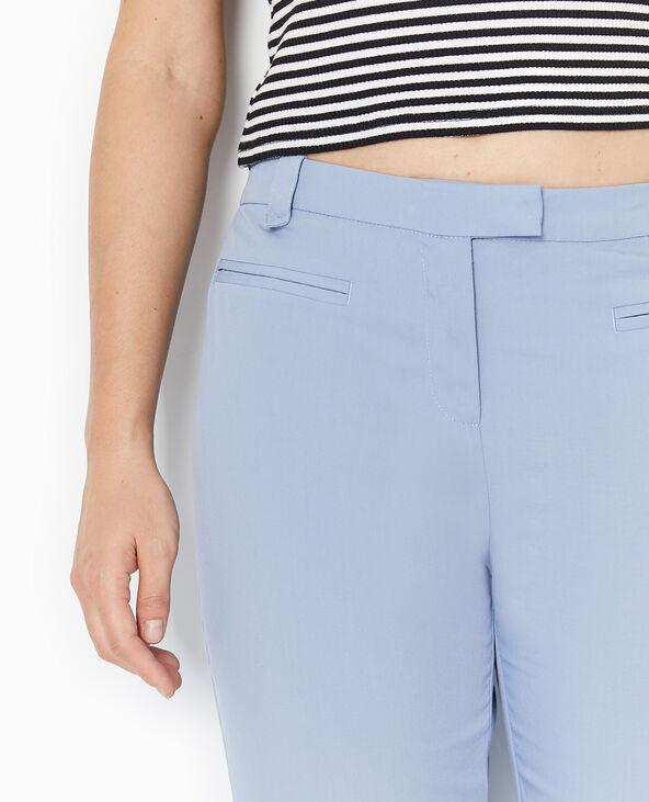Pantalon flare taille basse bleu - Pimkie