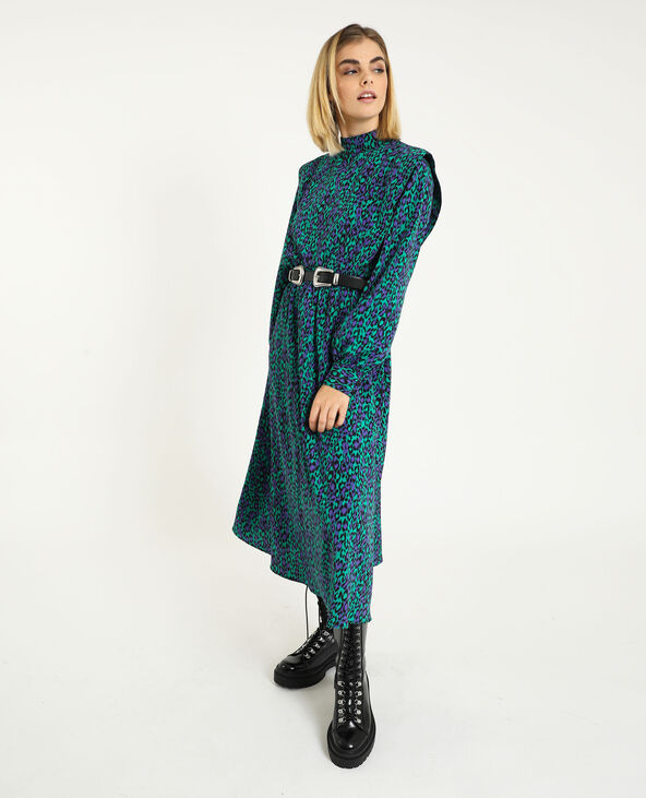 Robe longue vert émeraude - Pimkie