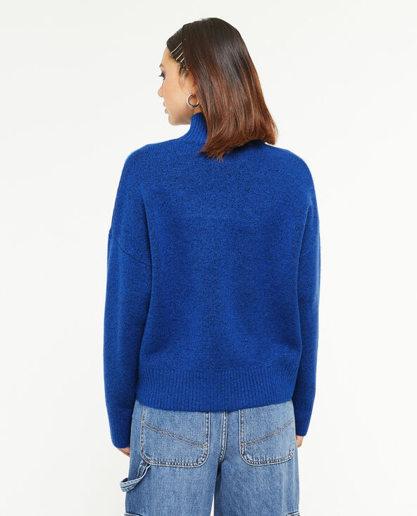 Pull oversize hotsell bleu electrique