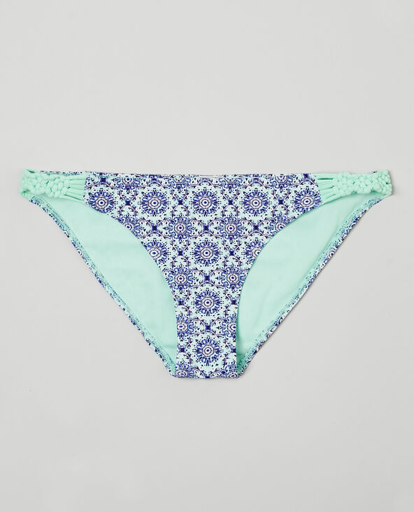 Bas de maillot de bain imprimé mosaïque blanc - Pimkie
