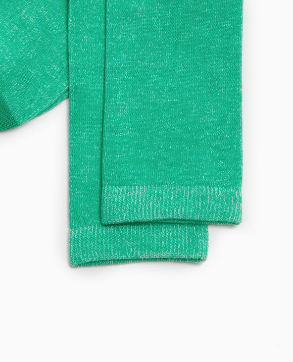 Chaussettes en maille chinée vert clair - Pimkie
