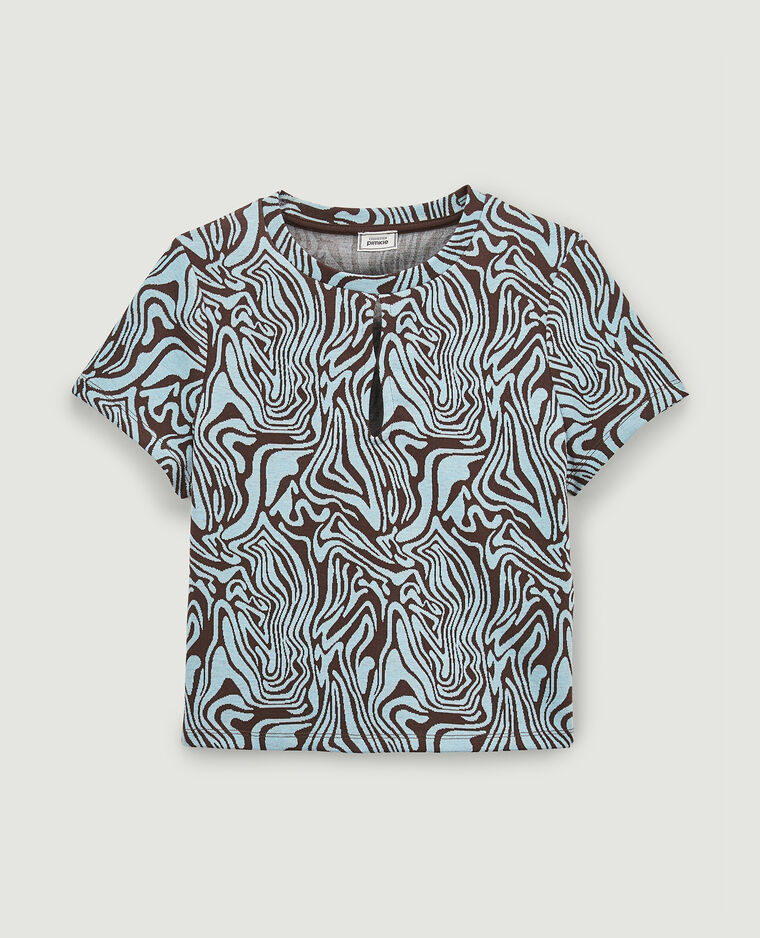 Top en maille bleu clair - Pimkie