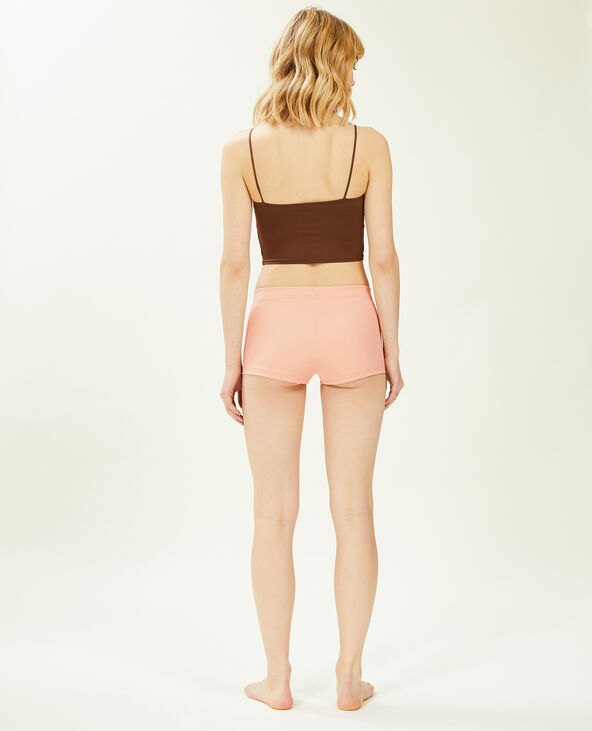 Shorty en maille extensible rose clair - Pimkie