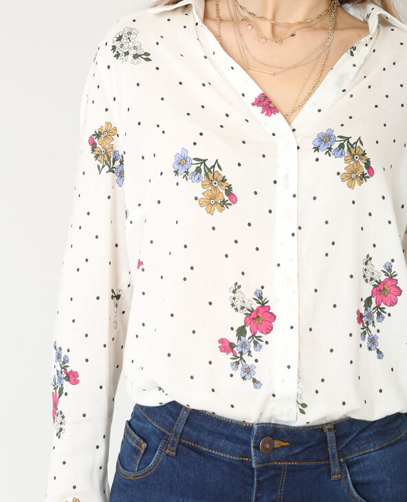 Chemise imprimée blanc - Pimkie