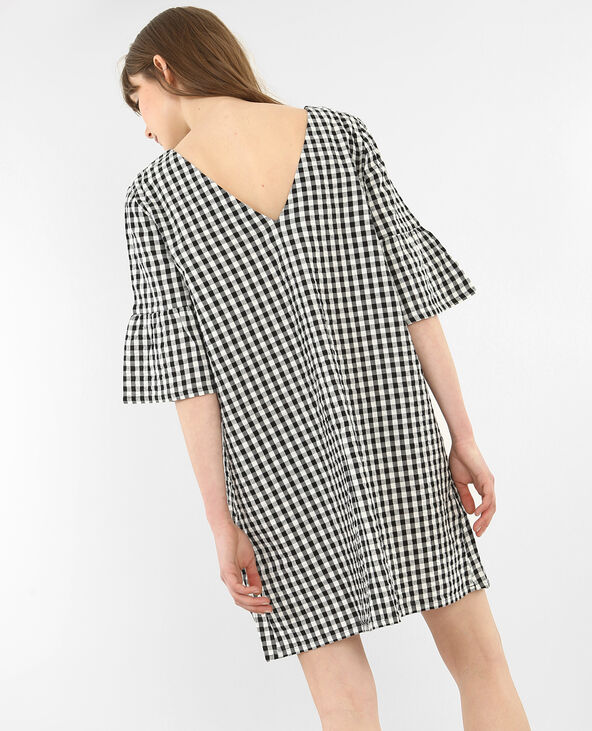Robe vichy noir - Pimkie
