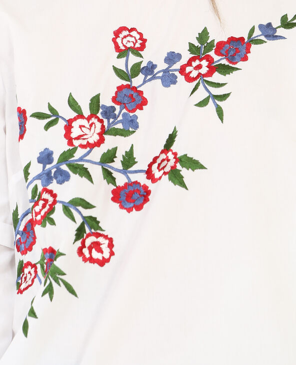 Blouse brodée blanc - Pimkie