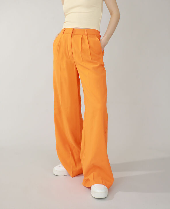 Pantalon best sale orange femme