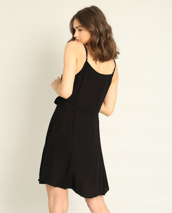 Robe noir cheap a bretelle