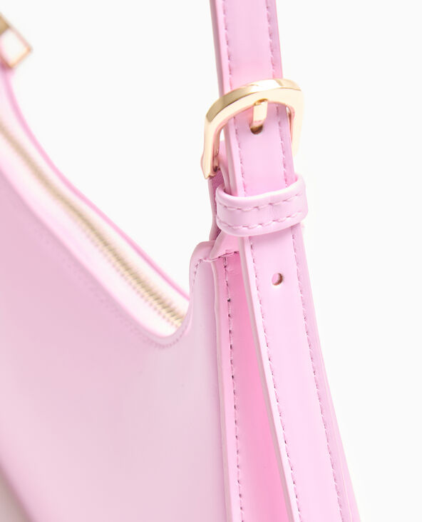 Sac baguette porté épaule Rose poudré - Pimkie