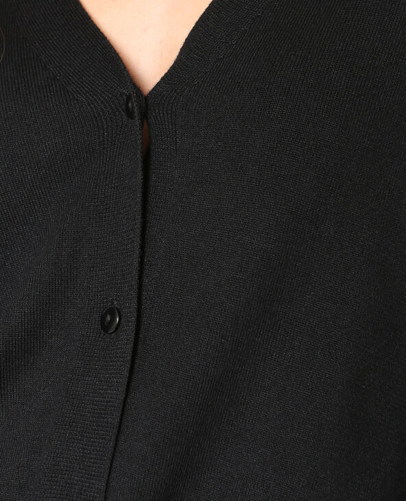 Gilet col V noir - Pimkie