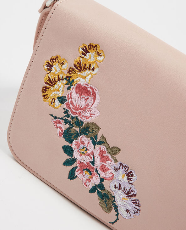Sac boxy brodé beige - Pimkie