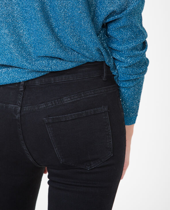 Jean skinny à œillets noir - Pimkie