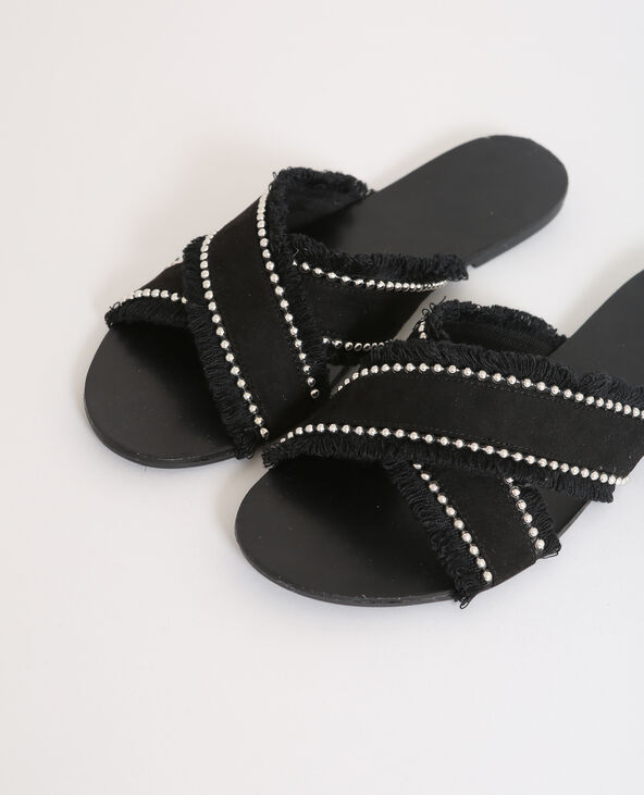Sandales plates noir - Pimkie
