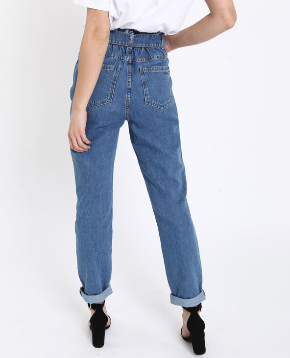 Jean mom bleu foncé - Pimkie