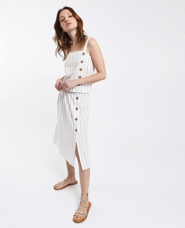 Jupe hot sale midi rayée