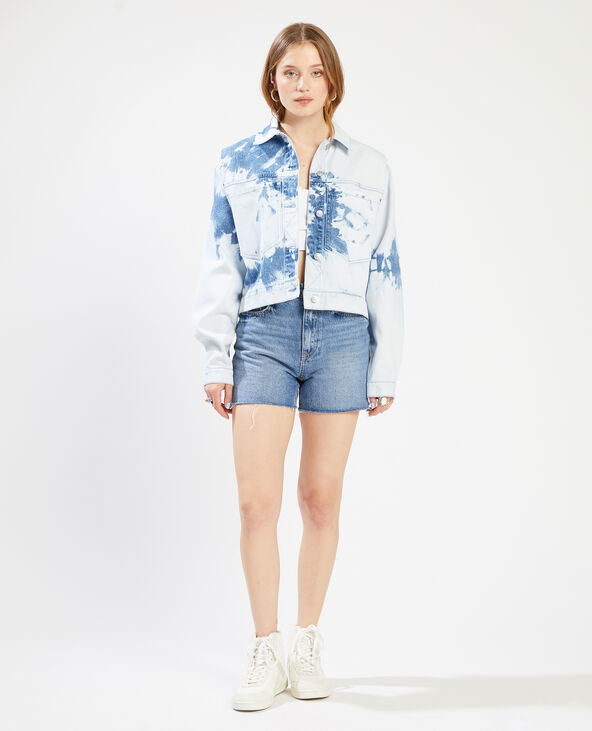 Veste en jean tie and dye outlet