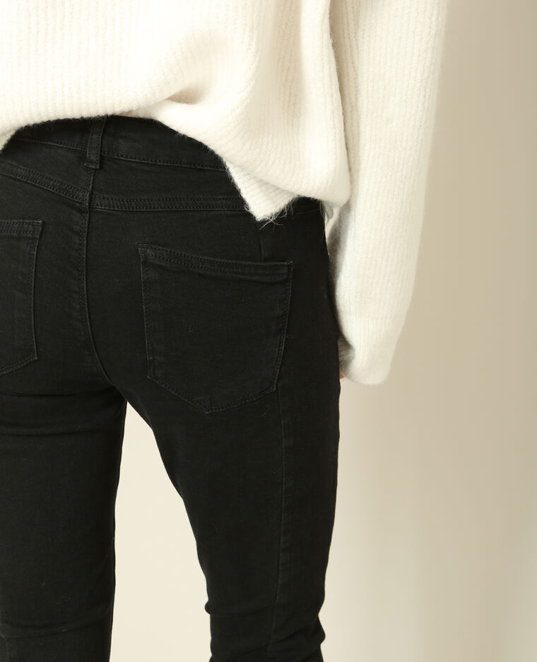 Pantalon skinny à franges noir - Pimkie