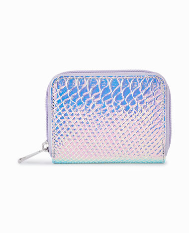 Porte-monnaie effet serpent irisé violet - Pimkie