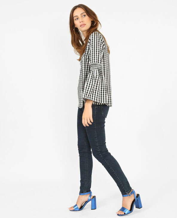 Blouse à manches pagode noir - Pimkie