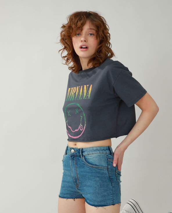 Short en jean bleu - Pimkie