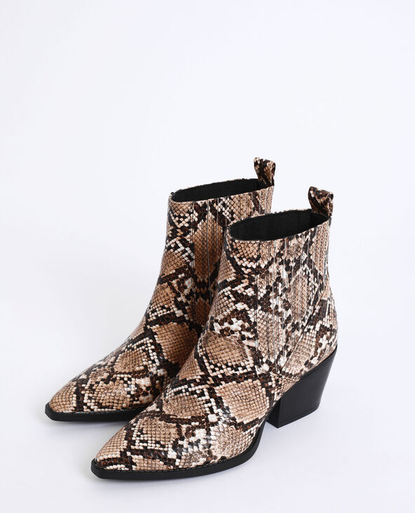 Bottines style western