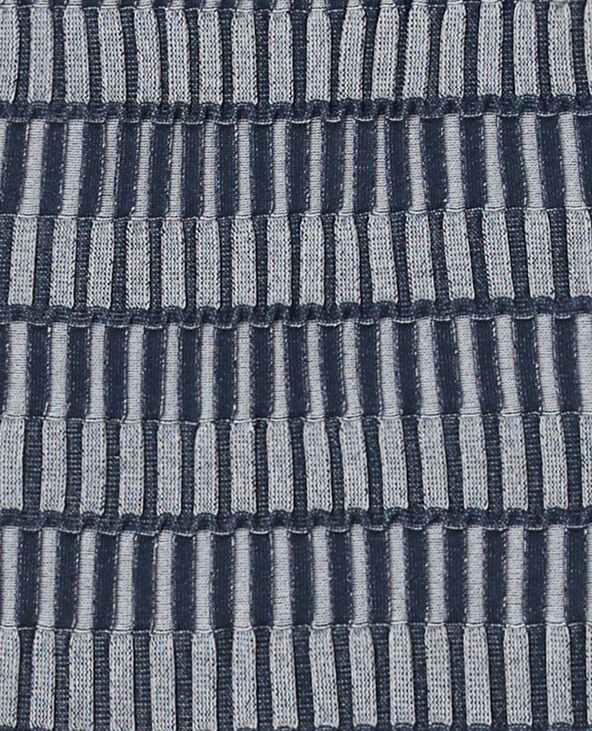 Pull sans manches en maille fantaisie bleu - Pimkie