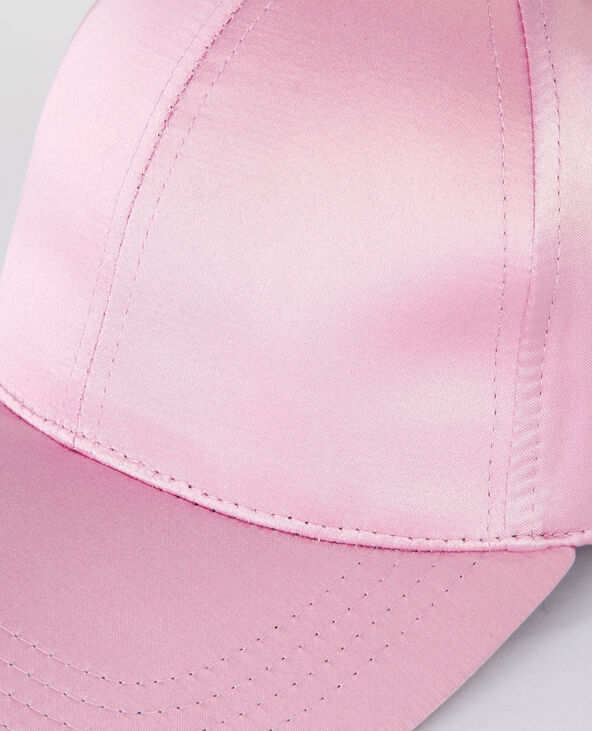 Casquette satinée vieux rose - Pimkie