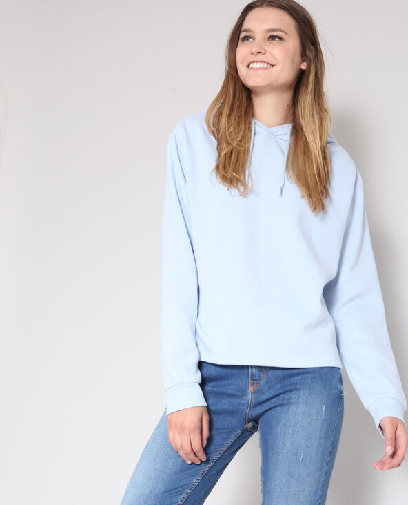 Sweat à capuche bleu - Pimkie