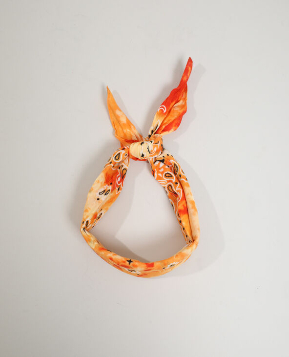 Foulard fantaisie orange - Pimkie