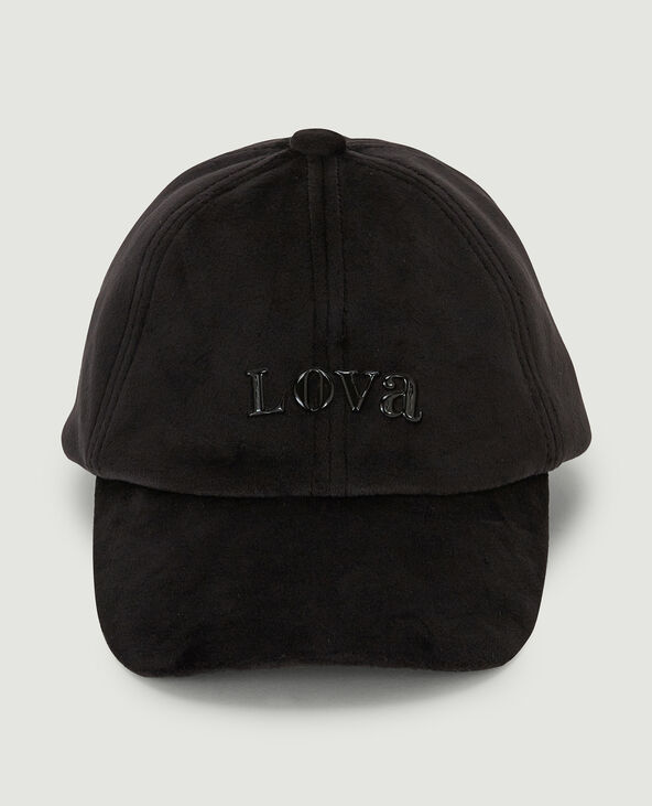 Casquette velours ras noir - Pimkie