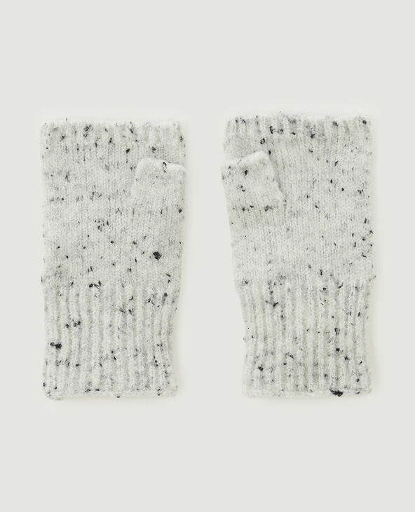 Mitaines en tricot bleu clair - Pimkie