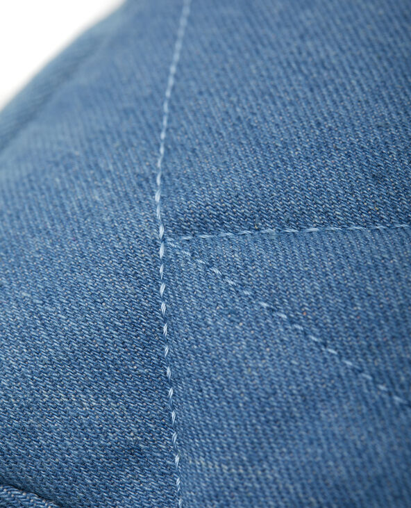 Sac effet jean matelassé porté épaule bleu - Pimkie