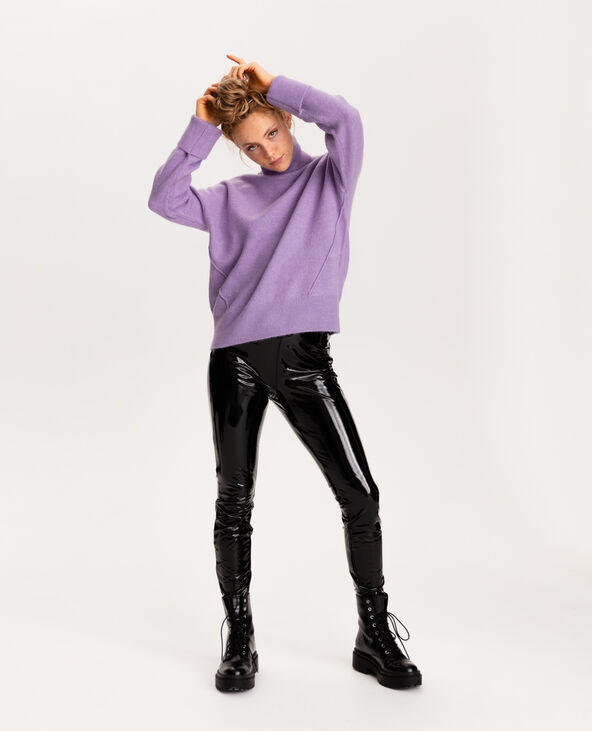 Pull col roulé violet - Pimkie